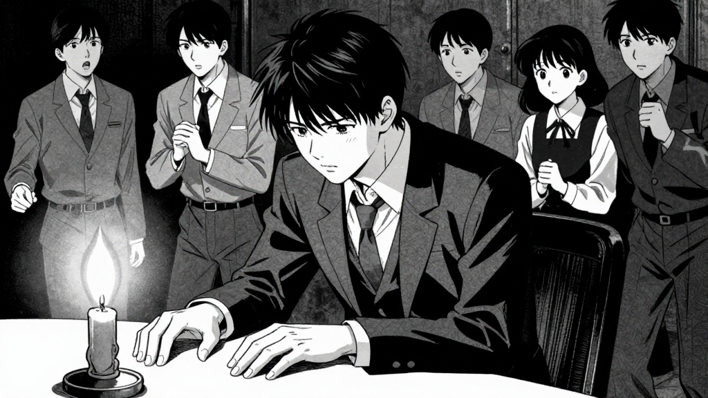 Silas retreats as the Order advances. Yuki’s hand trembles on the table.