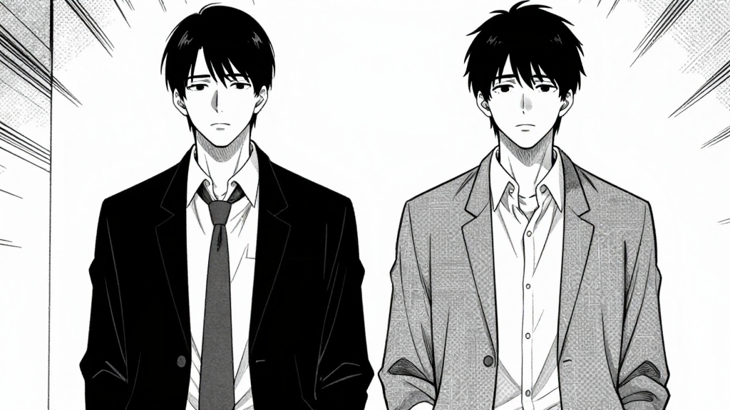 Sarah and Marcus stand in silence, the weight of the moment between them.