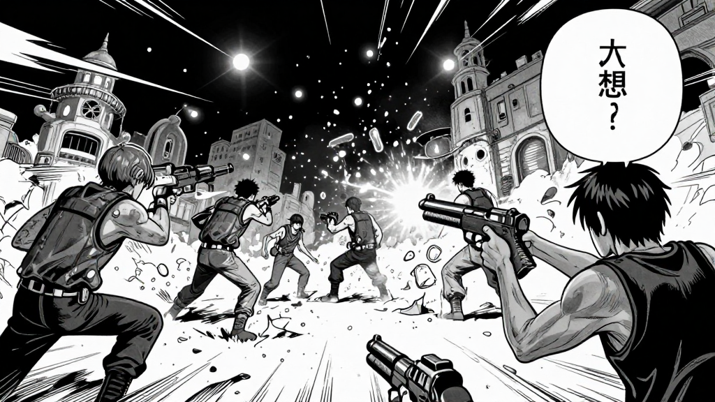 Flashback: chaos of raids, gunshots, and transformation.