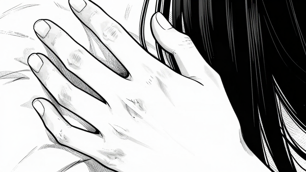 Rose touches her palm scar, conflicted.